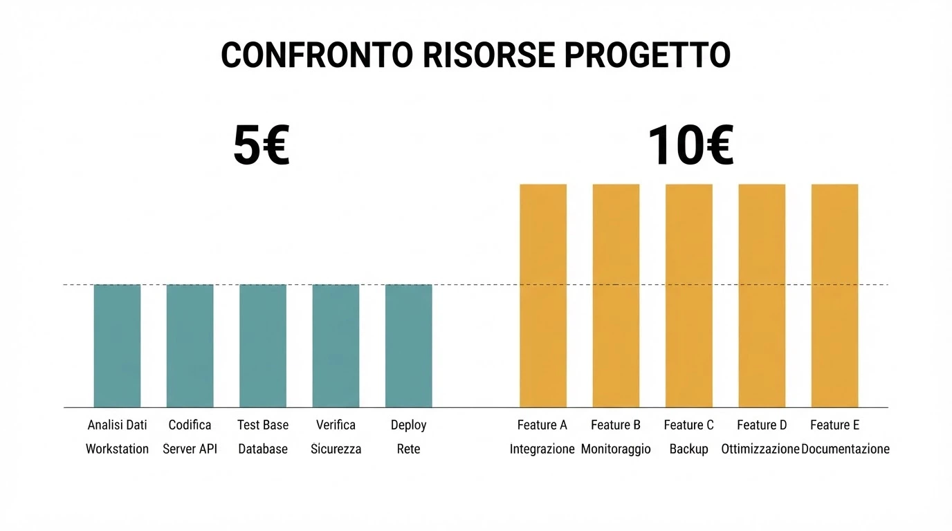 Rappresentazione grafica delle soglie di deposito dei 10 operatori ADM, ordinati dal più basso al più alto con icone delle rispettive concessioni GAD