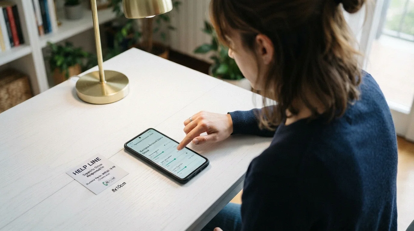 Un pannello di controllo con cursori per tempo di gioco, spesa giornaliera e ricariche, accanto a un telefono con la cornetta alzata e il numero 800 558 822