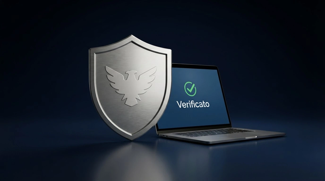 Logo ufficiale dell'Agenzia delle Dogane e dei Monopoli accanto alla schermata di verifica di una concessione GAD sul sito adm.gov.it